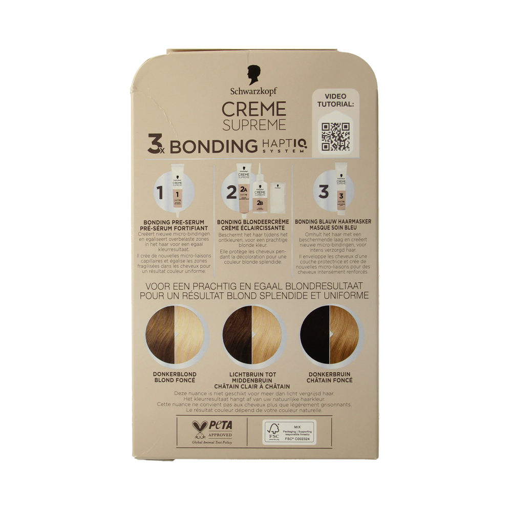 Schwarzkopf Creme supreme L1++ lightener 1.00 Stuks