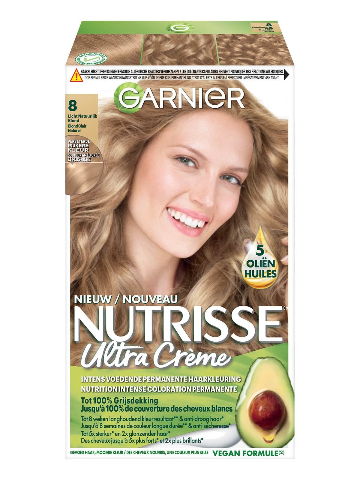 Nutrisse Nutrisse 8.0 blond vanille  1 Set