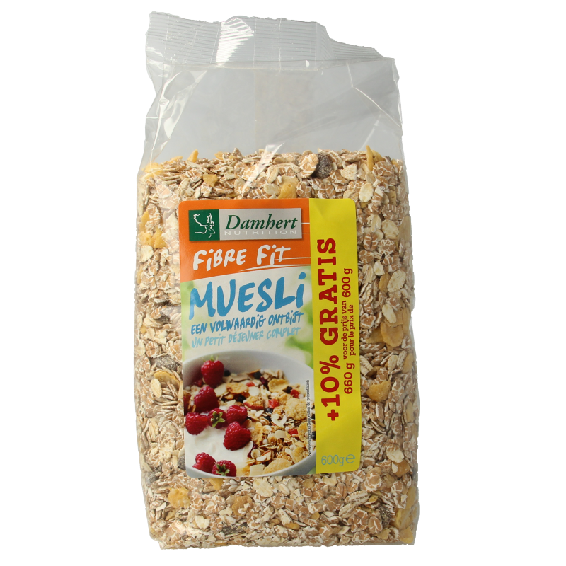 Damhert Fibre fit muesli 600 Gram