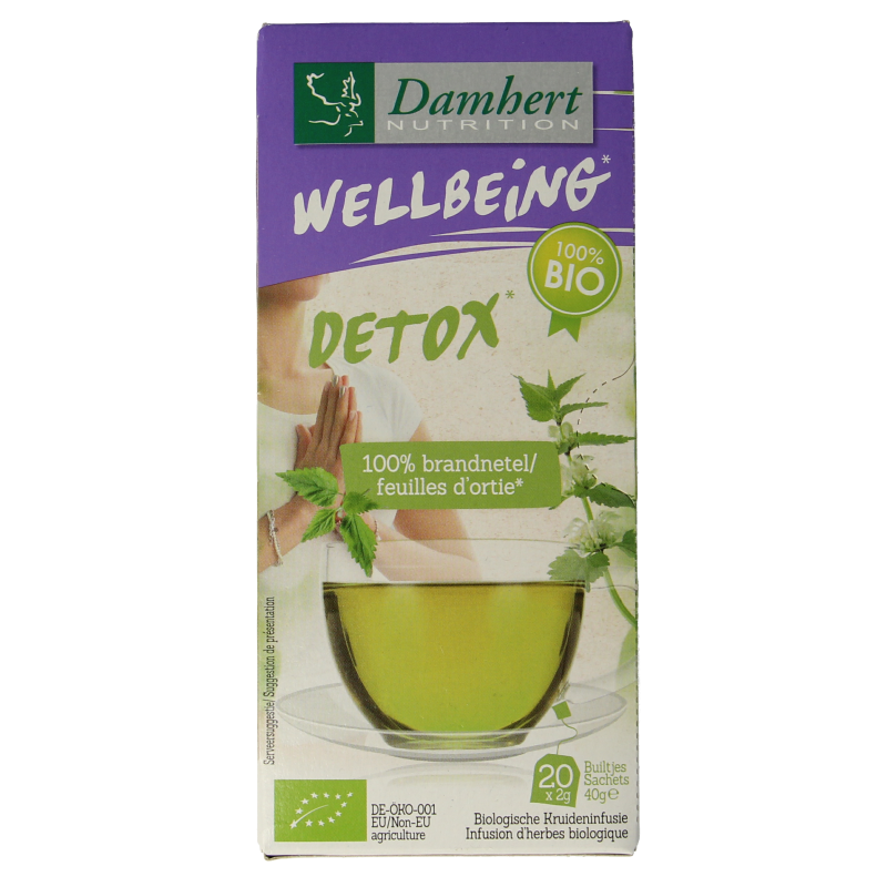 Damhert Brandnetelthee bio 20 Zakjes