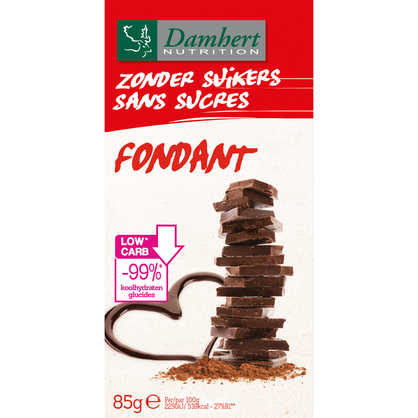 Damhert Chocoladetablet puur 102.00 Gram