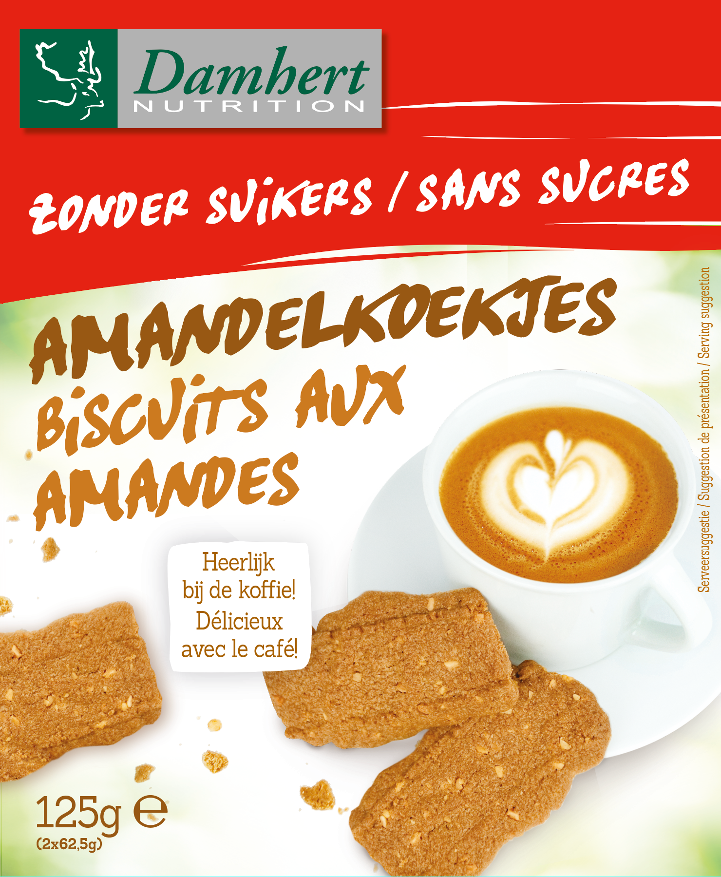 Damhert Amandelkoekjes 125 Gram