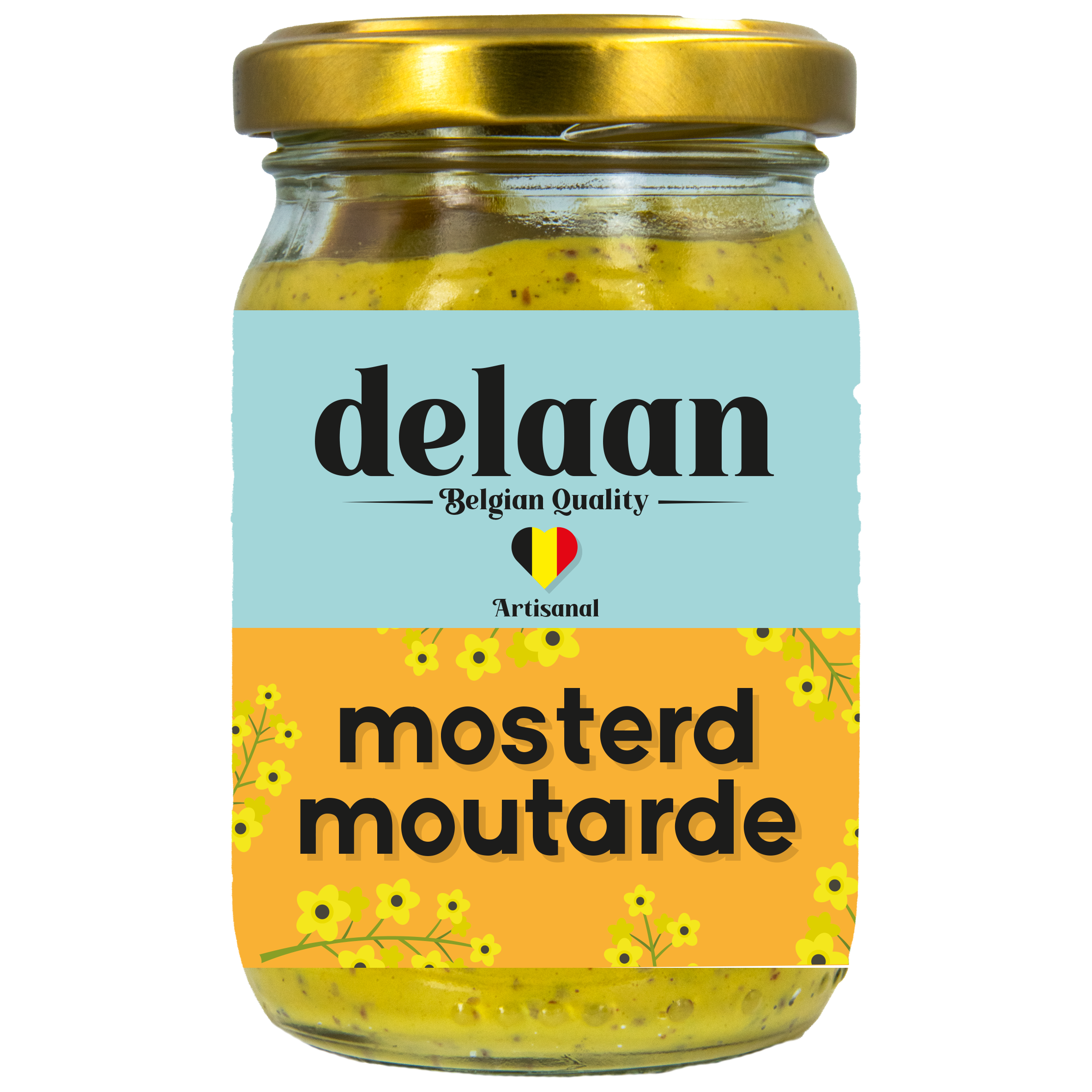 Delaan Mosterd de luxe 190.00 Gram