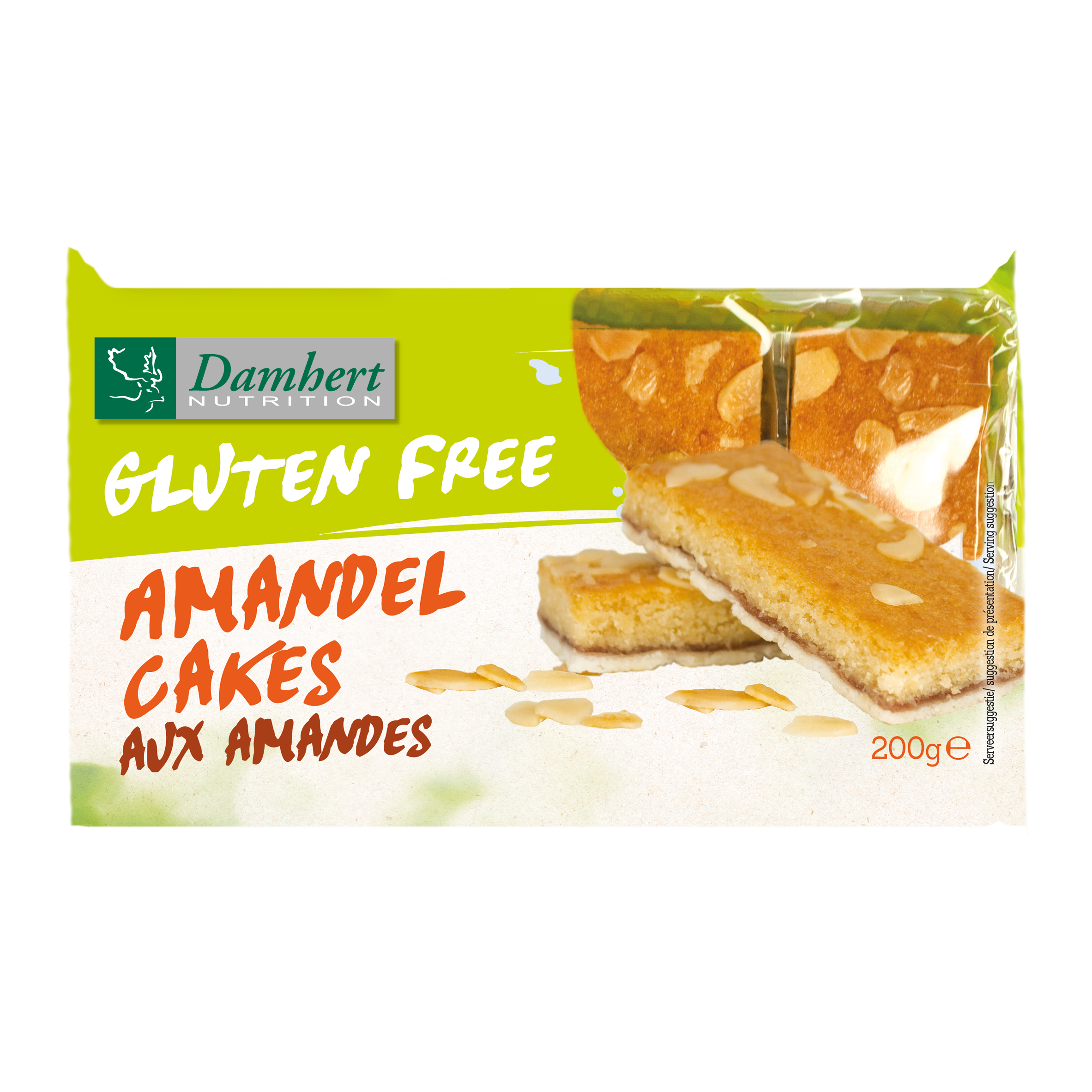 Damhert Amandelgebakjes glutenvrij 200.00 Gram