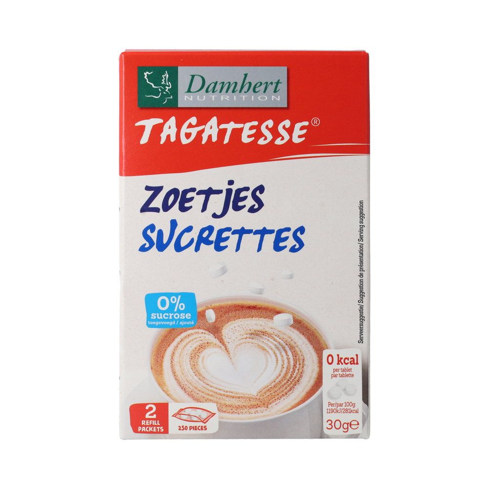 Damhert Tagatesse dispenser navul 2 x 250 stuks 500.00 Stuks