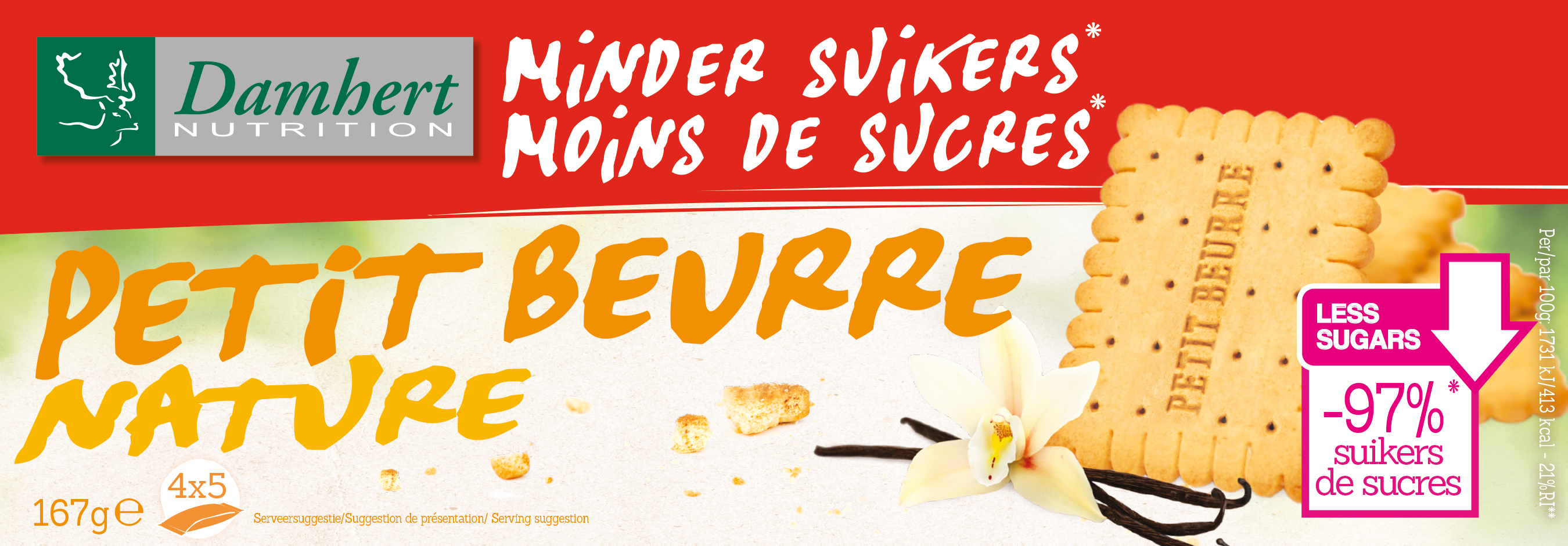 Damhert Petit beurre natuur 167.00 Gram