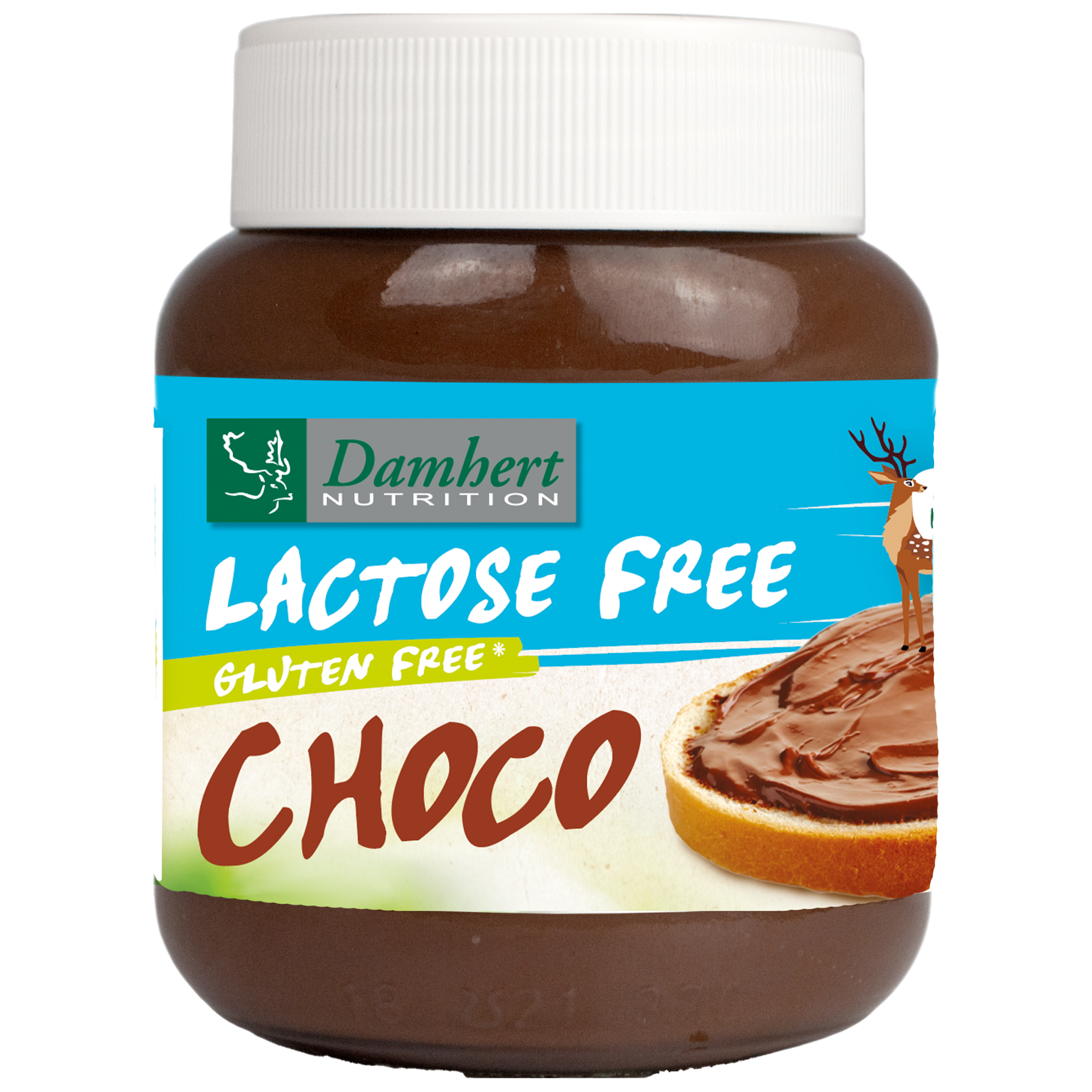 Damhert Chocopasta lactosevrij 400.00 Gram