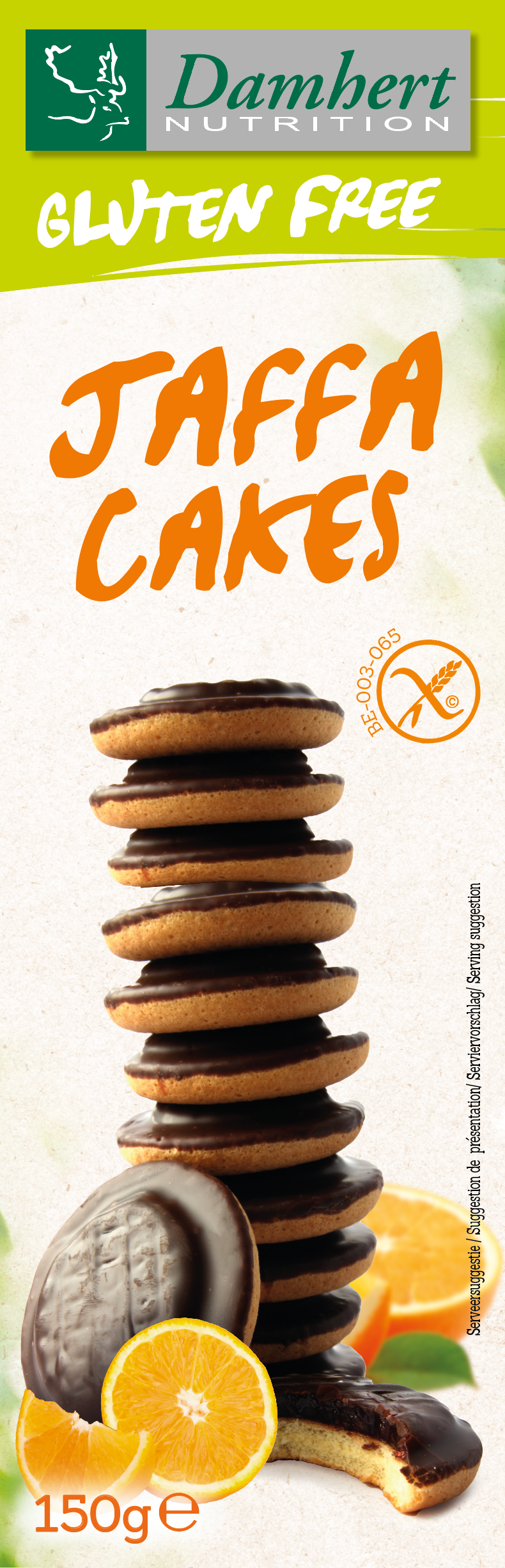 Damhert Jaffa cakes glutenvrij 150 Gram
