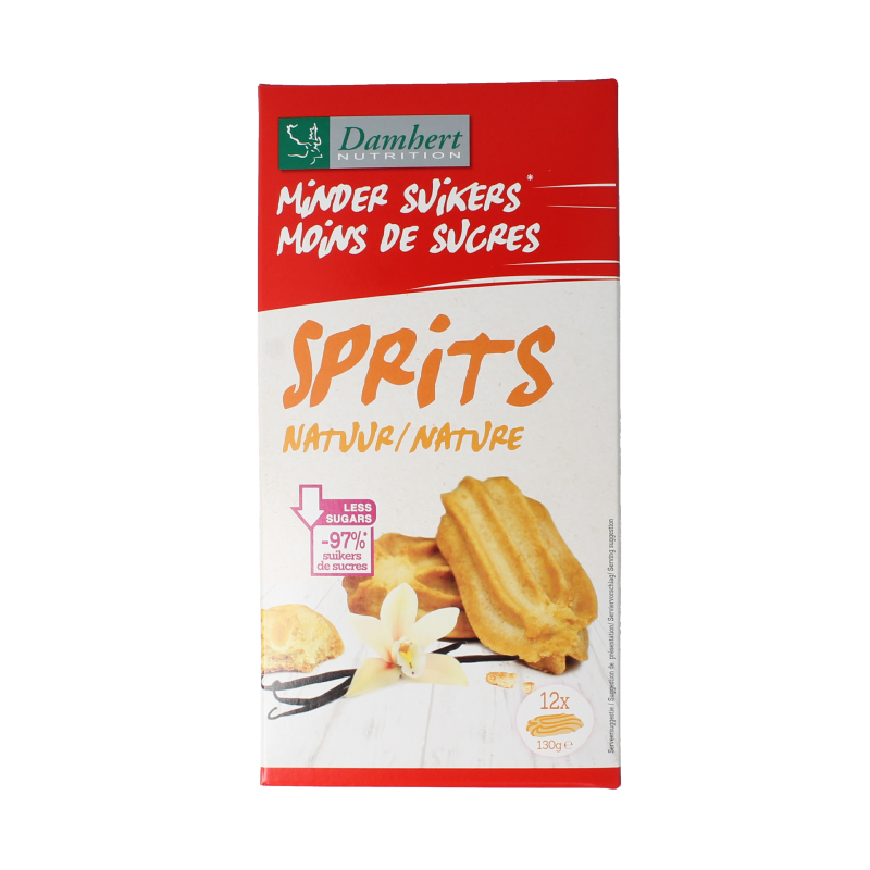 Damhert Sprits natuur 130 Gram