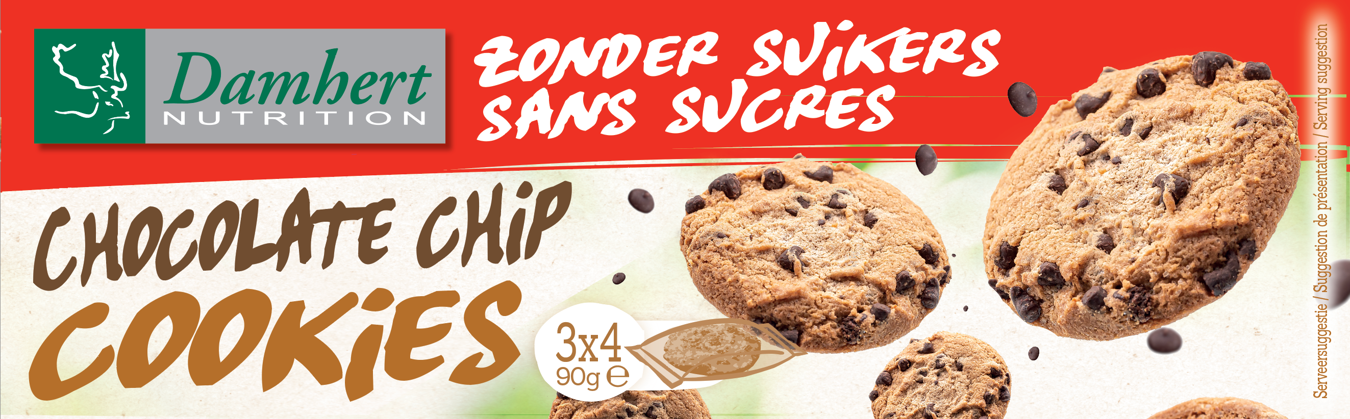 Damhert Chocolate chips cookie 90 Gram
