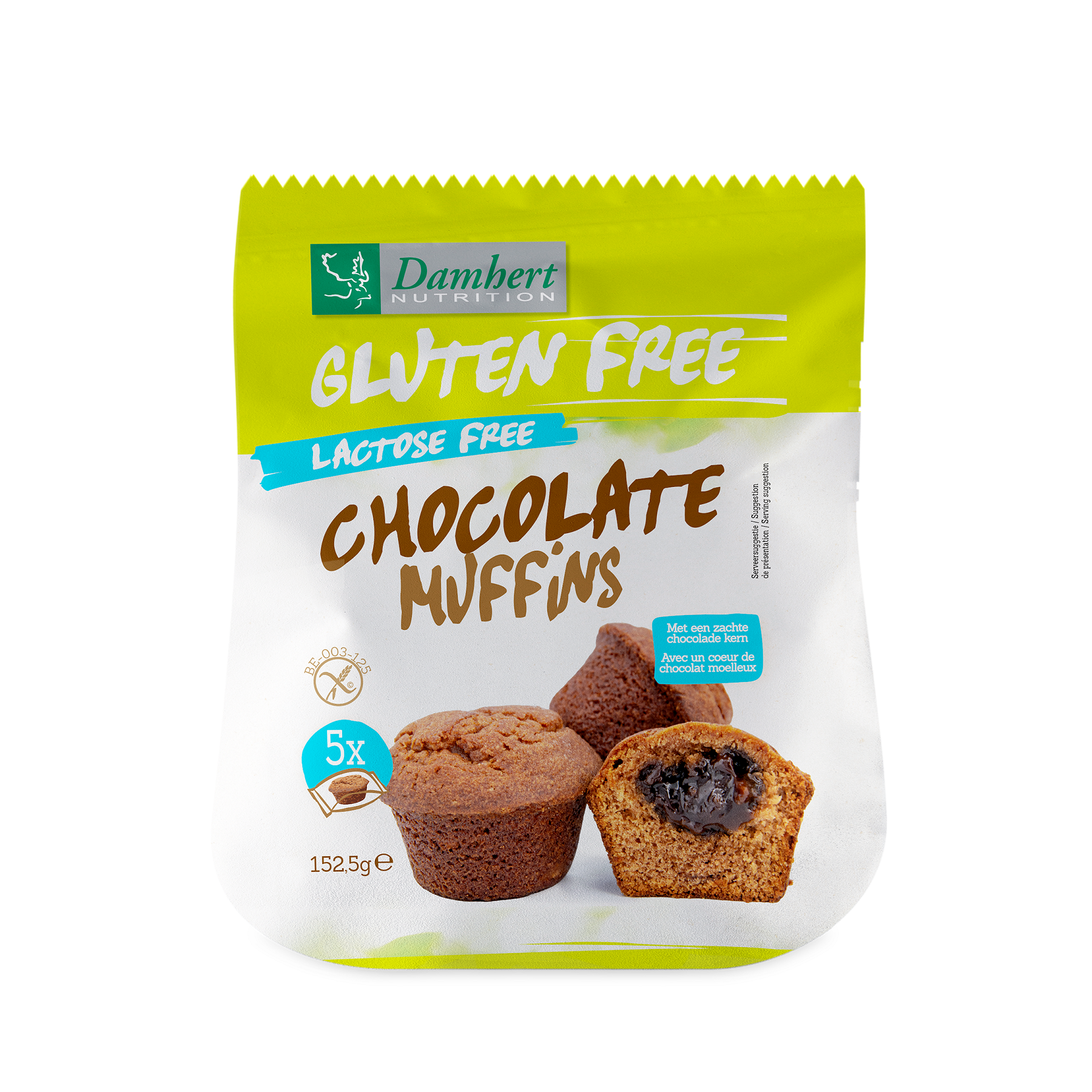 Damhert Muffin chocolade mini 152.00 Gram