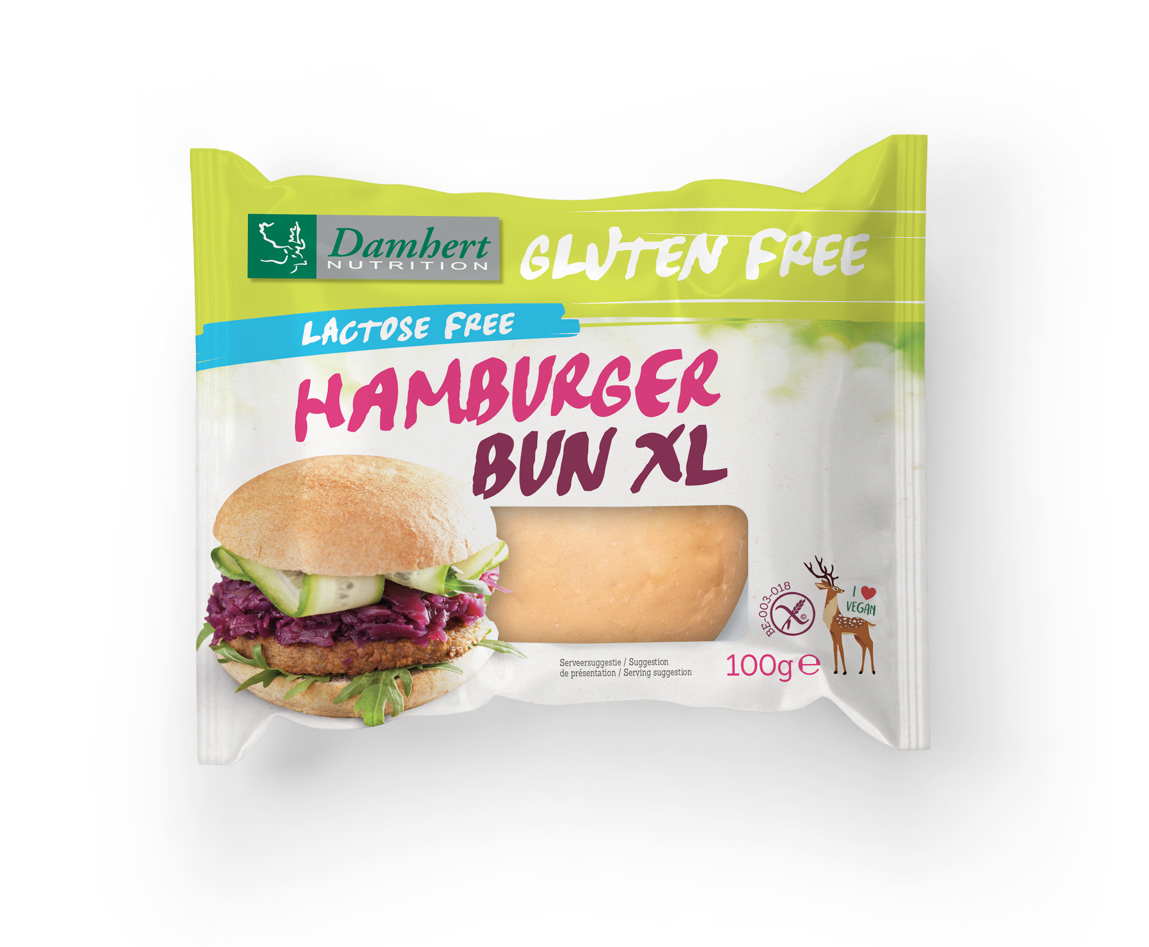 Damhert Hamburger bun XL 100.00 Gram