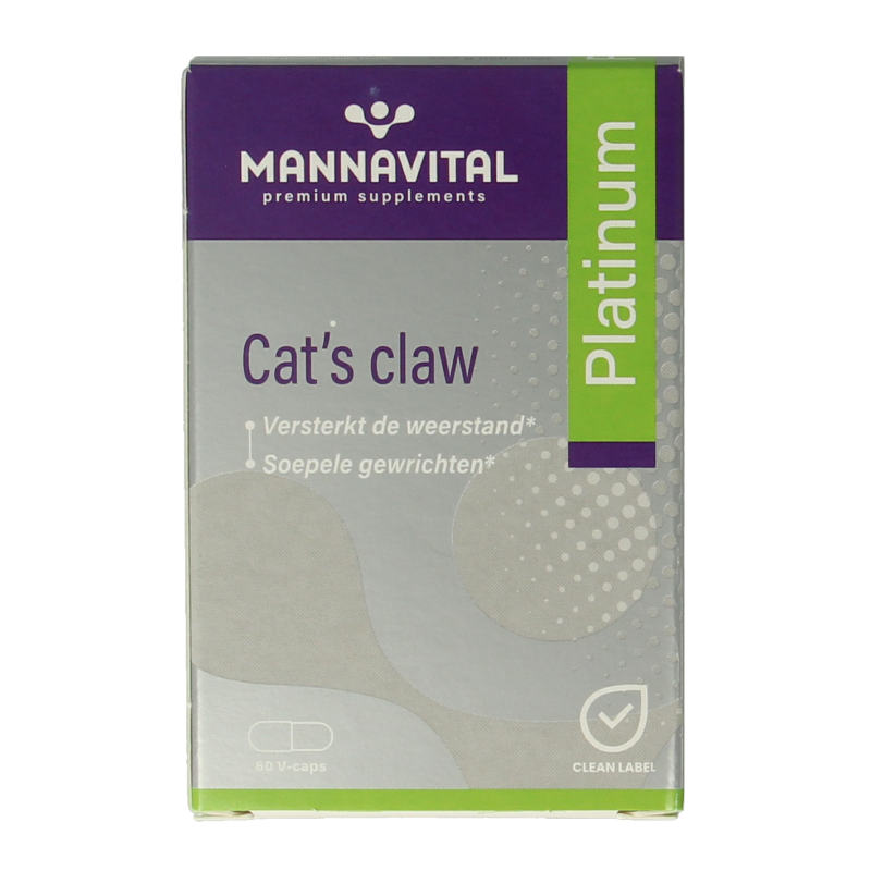 Mannavital Cat's claw platinum 60 Capsules