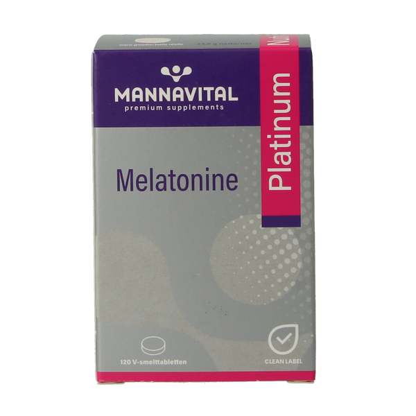 Mannavital Melatonine platinum 120.00 Smelttabletten