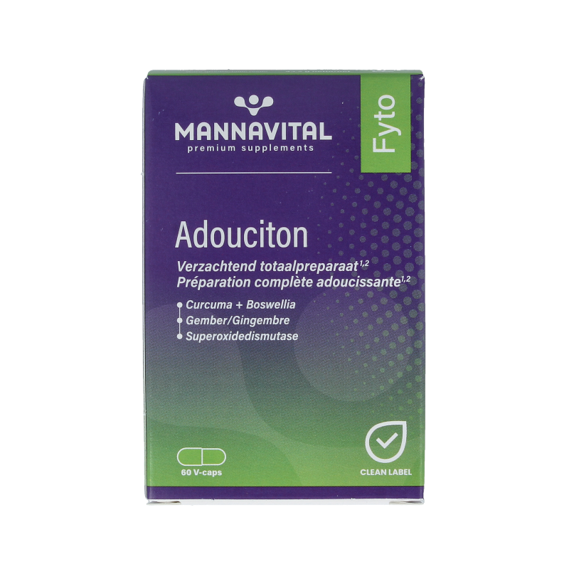 Mannavital Adouciton 60 Vegetarische capsules