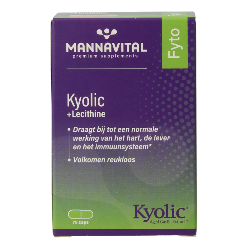 Mannavital Kyolic + lecithine 75 Capsules