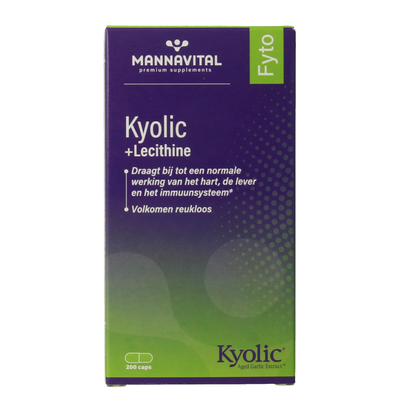 Mannavital Kyolic + lecithine 200 Capsules