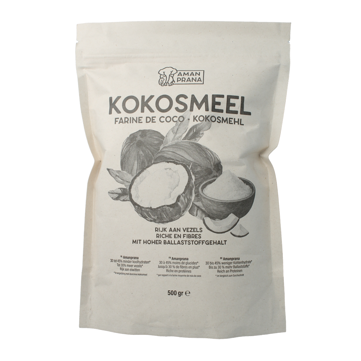 Amanprana Kokosmeel bio 500.00 Gram