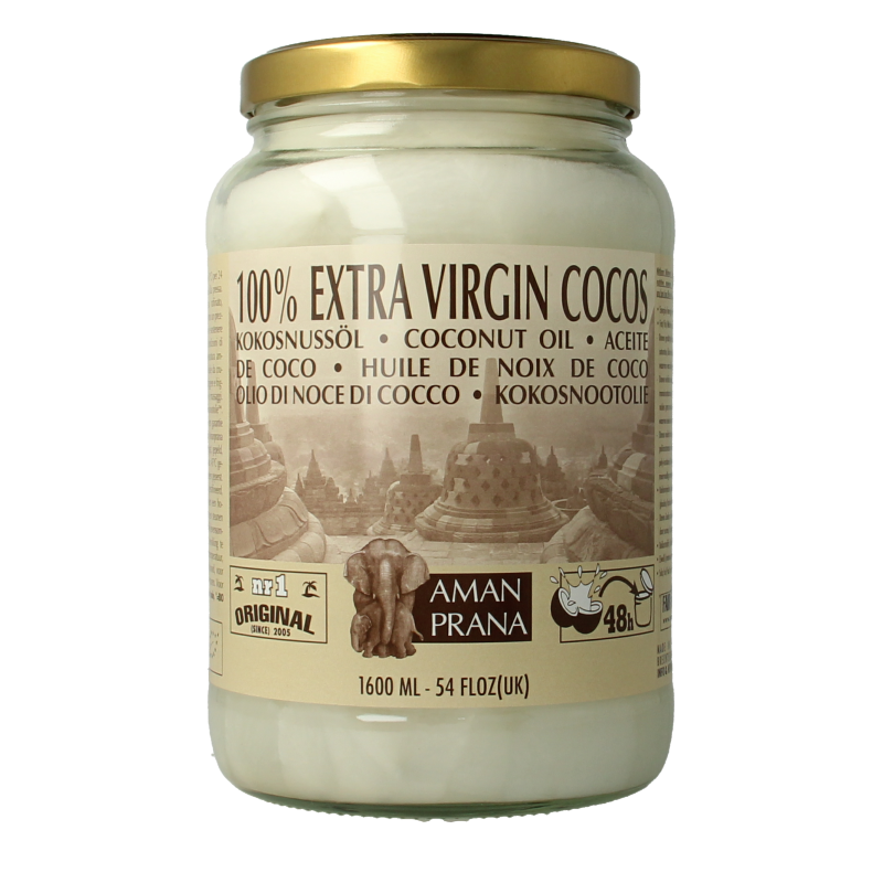 Amanprana Kokosnootolie bio 1600 Milliliter