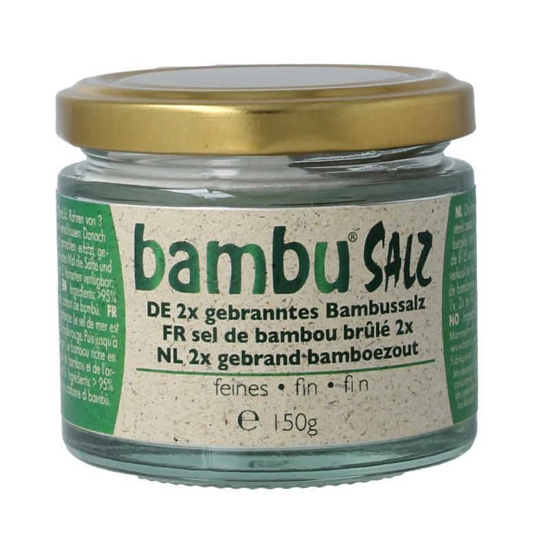 Bambu Salz Bamboezout fijn 2x gebrand 150 Gram