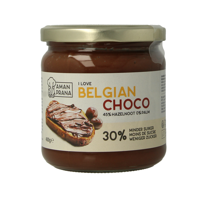 Amanprana I love Belgische choco bio 400 Gram