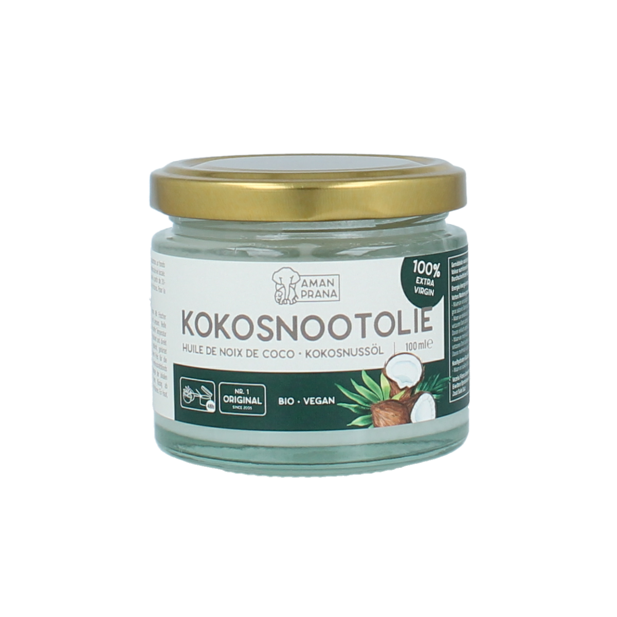 Amanprana Kokosnootolie bio 100.00 Milliliter