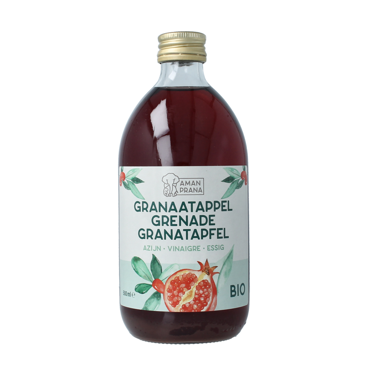 Amanprana Granaatappelazijn bio 500.00 Milliliter
