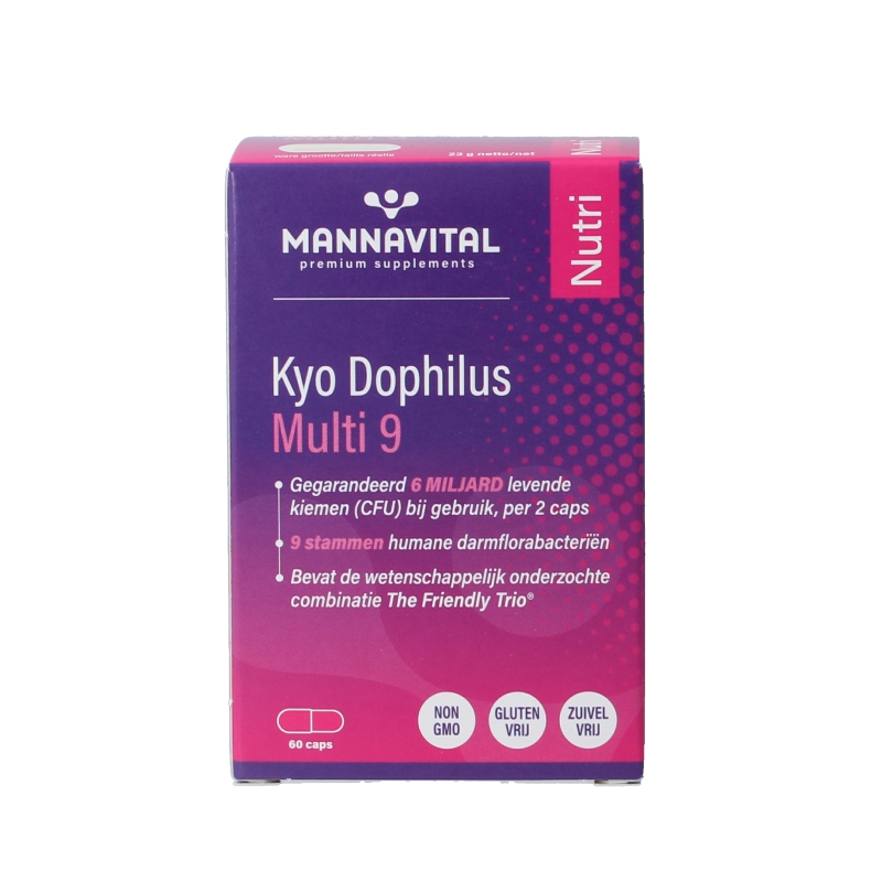 Mannavital Kyo dophilus multi 9 60 Capsules