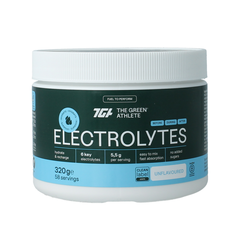 The Green Athlete Electrolytes pure 320 Gram