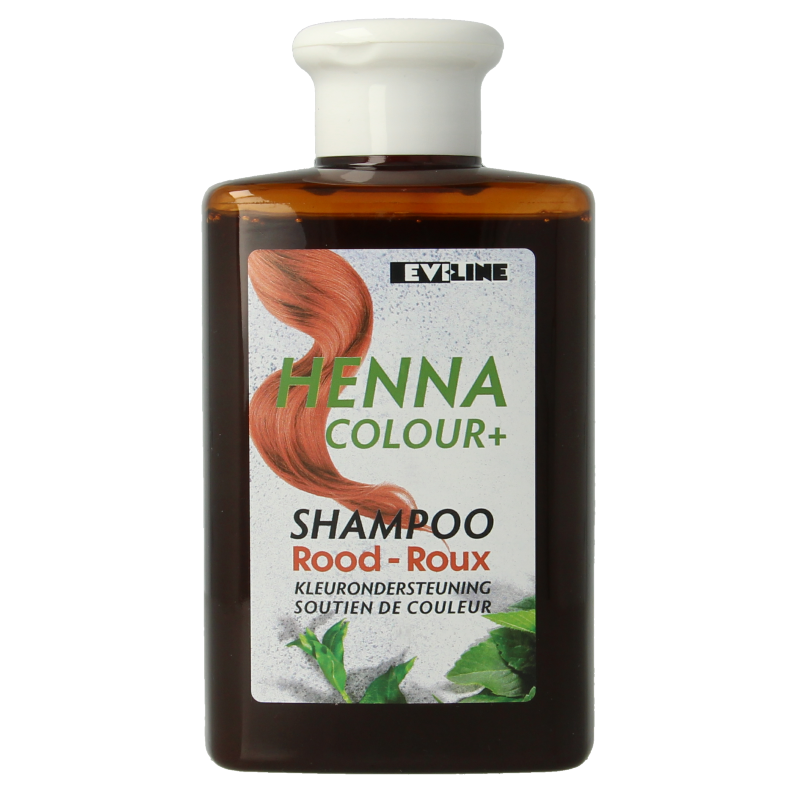 Henna Cure&Care Shampoo colour + rood 300 Milliliter
