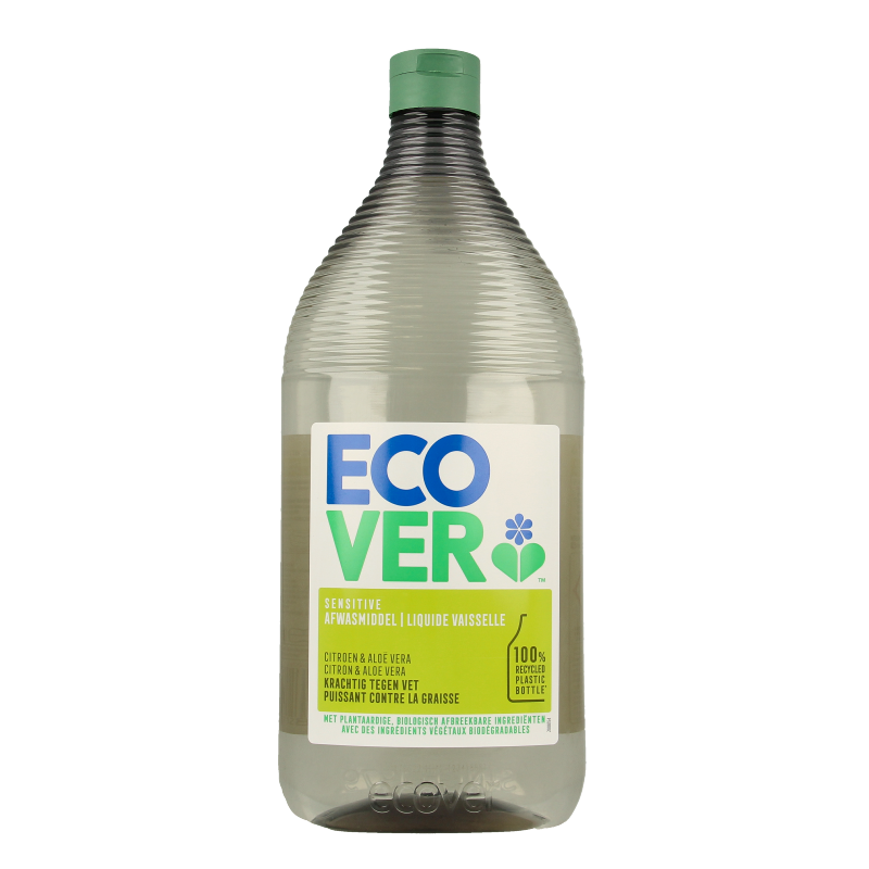 Ecover Afwasmiddel citroen & aloe vera 950 Milliliter