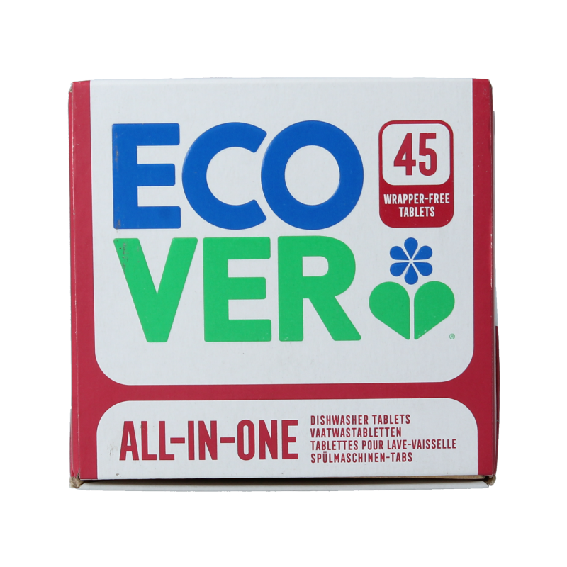 Ecover Vaatwasmachine tabletten all in 1 45 Tabletten