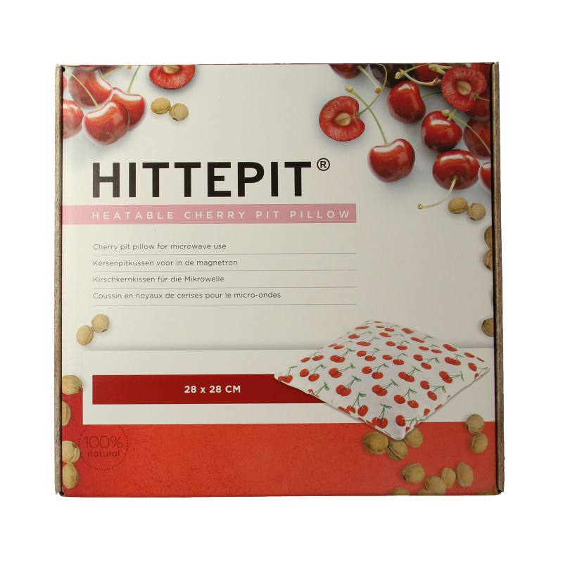 Hittepit Vierkant red cherry 1 Stuks