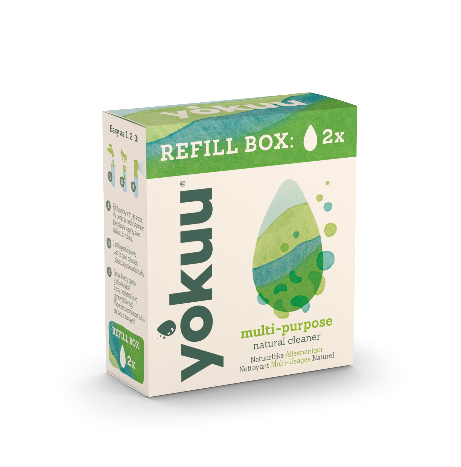 Yokuu Allesreiniger refill 2 stuks 2.00 Stuks