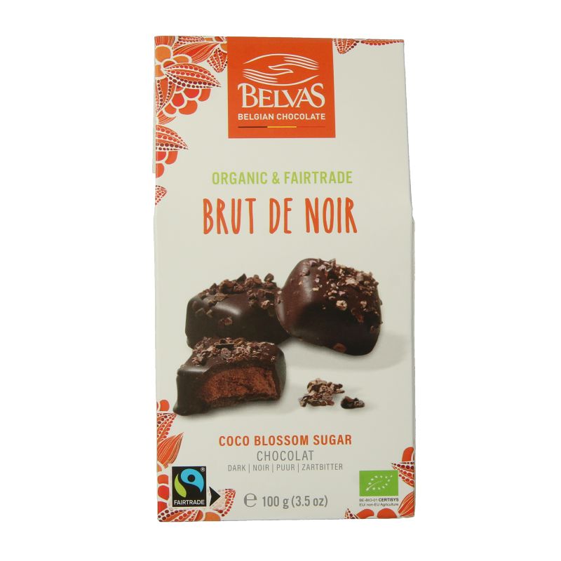 Belvas Brut de noir 82% bio 100 Gram