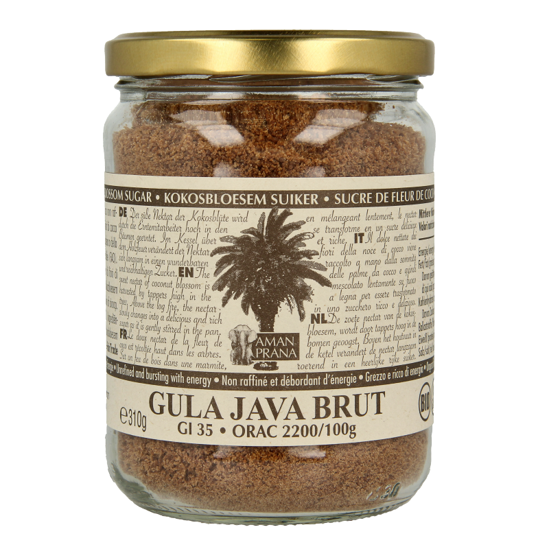 Amanprana Gula java brut bio 310 Gram