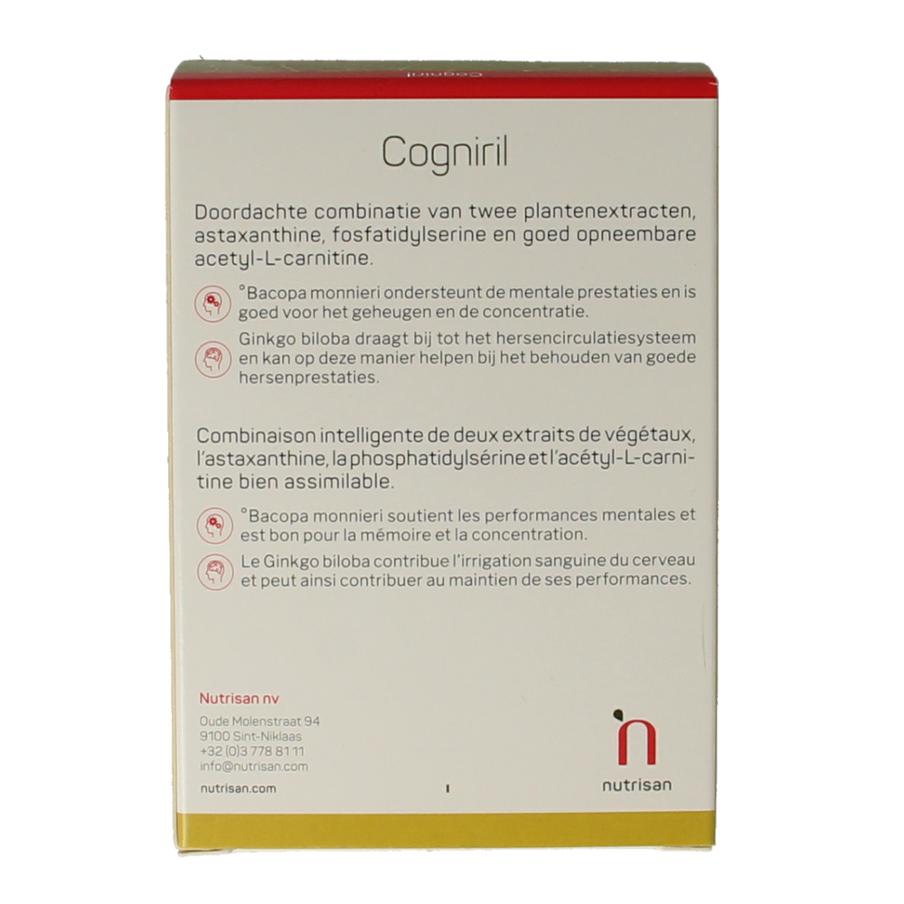 Nutrisan Cogniril 60.00 Capsules