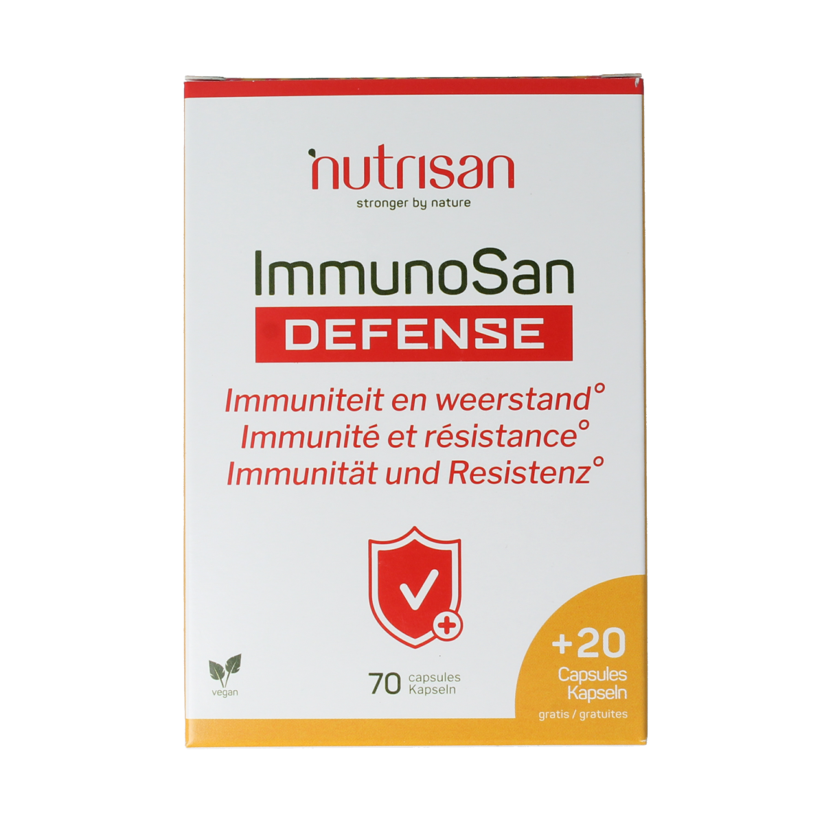 Nutrisan Immunosan defense 90.00 Vegetarische capsules