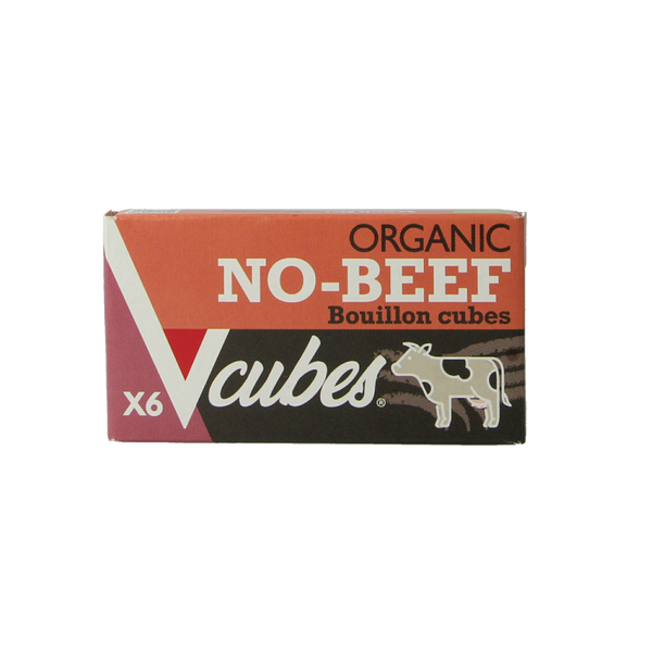 Vcubes Bouillonblokjes no beef bio 72 Gram