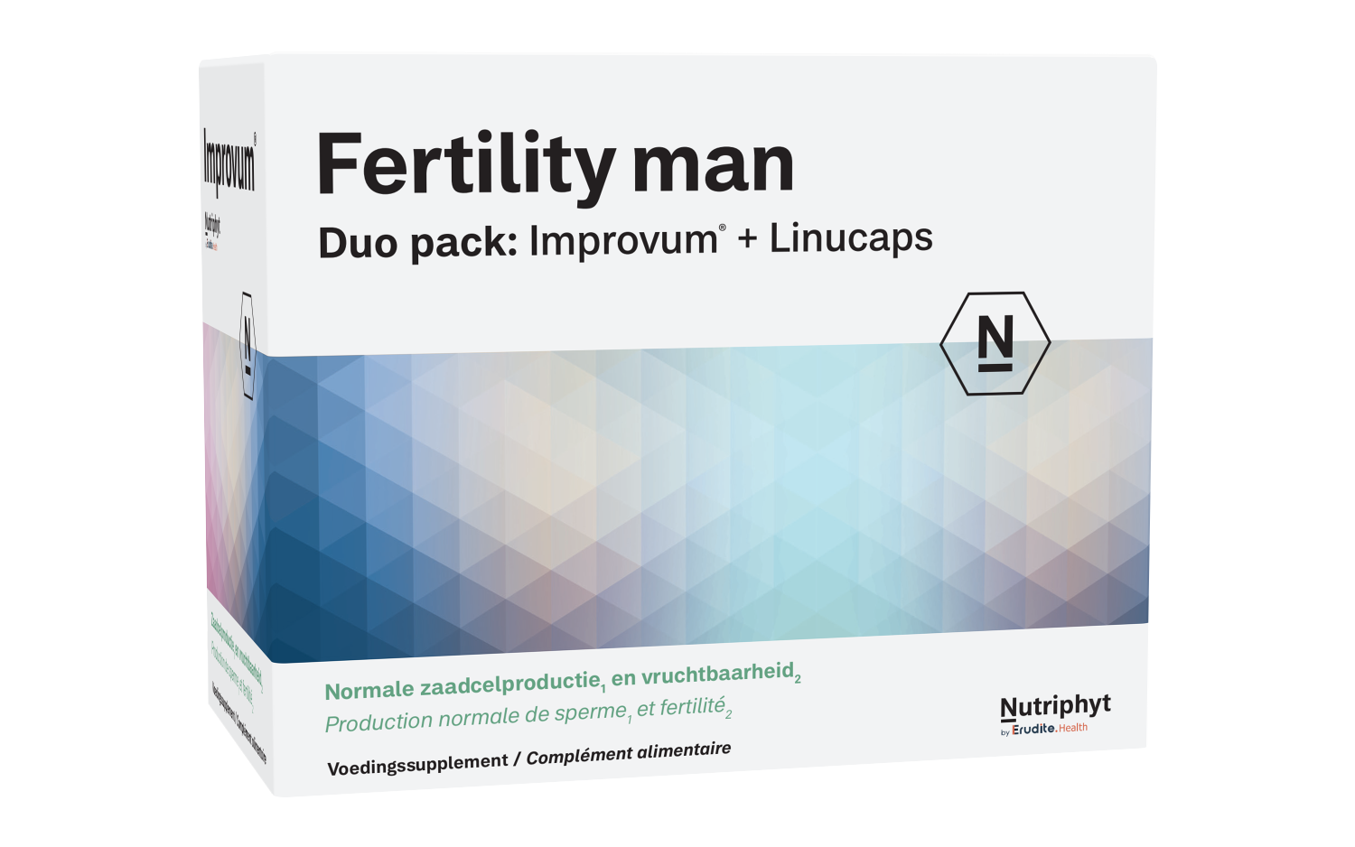 Nutriphyt Fertility man duo 2 x 60 capsules 120 Capsules