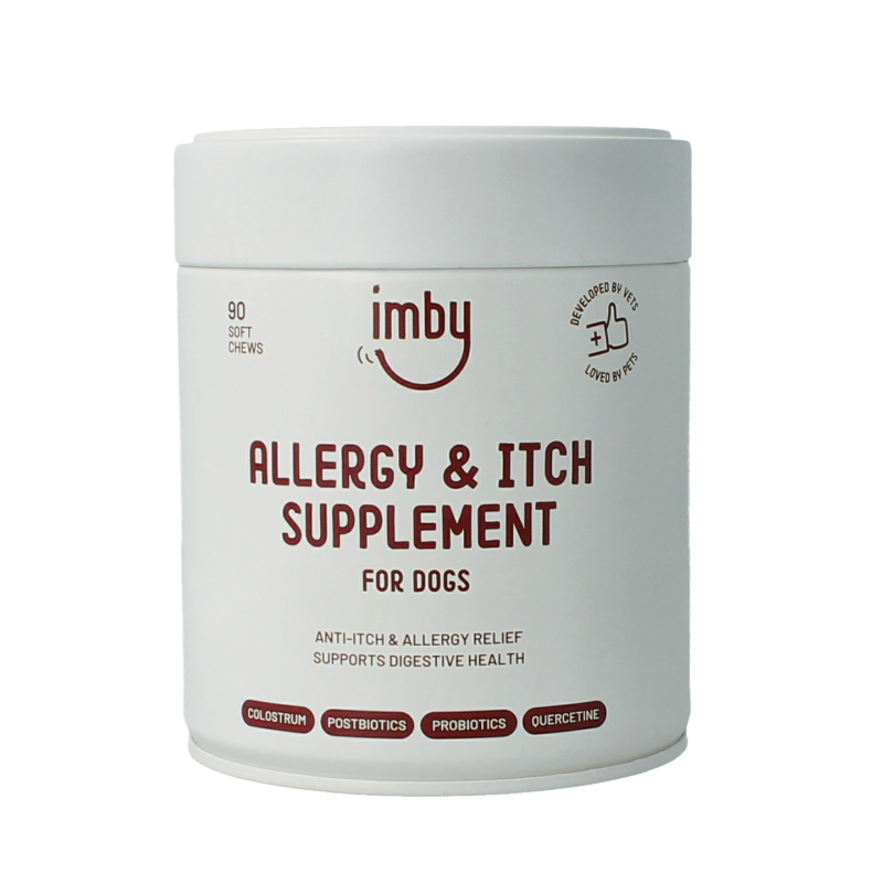 Imby Pet Food  Supplement hond anti-allergie & jeuk 90 Kauwtabletten