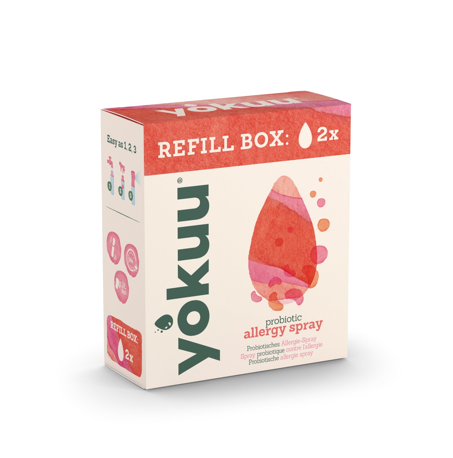 Yokuu Allergy spray refill parels 2 Stuks