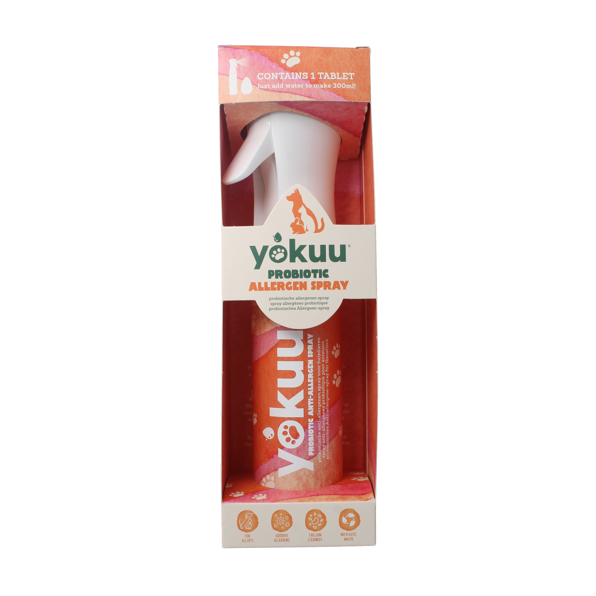 Yokuu Probio allergenenspray huisdieren startset 1.00 Set