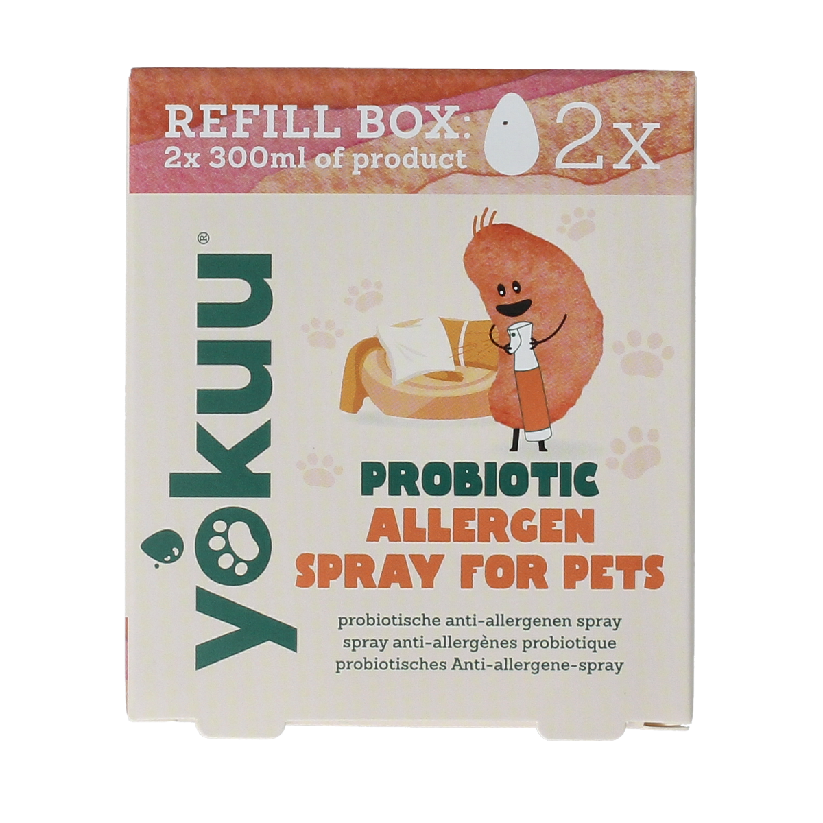 Yokuu Probio allergenenspray huisdieren refill 2.00 Stuks