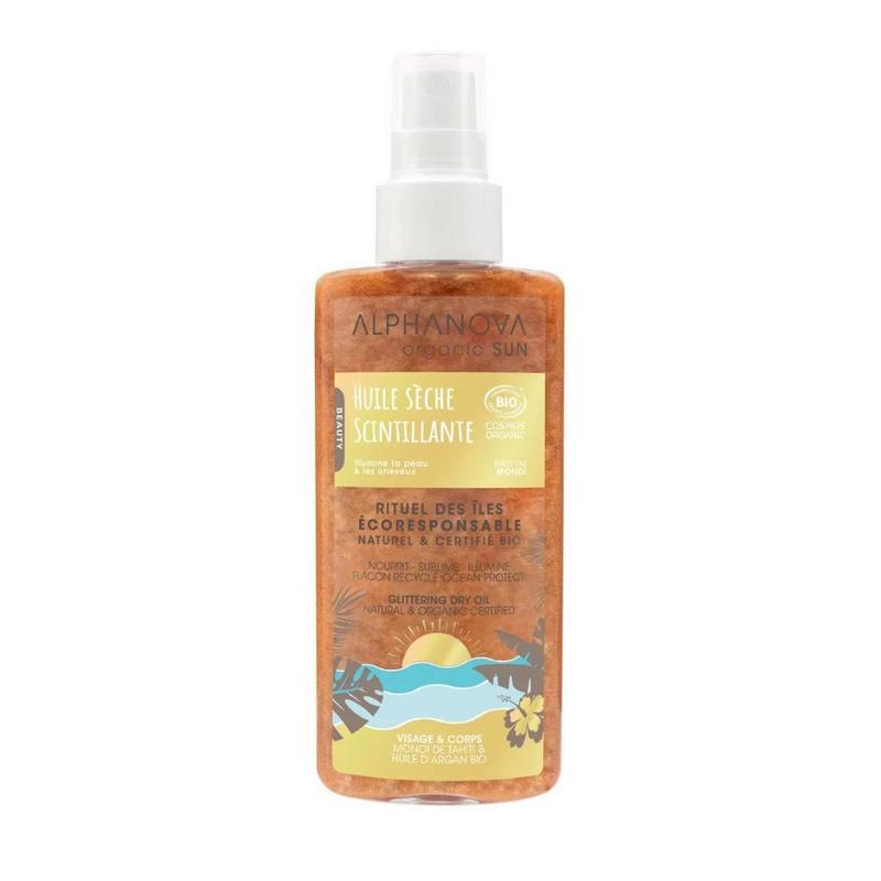 Alphanova Sun Sun bio shimmering dry oil organic 125.00 Milliliter
