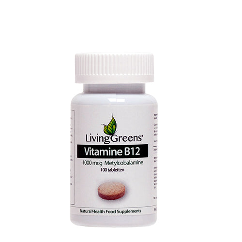 Livinggreens Vitamine B12 methylcobalamine 1000mcg 180 Tabletten