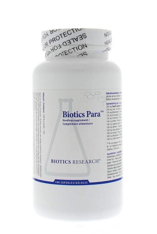 Biotics Para 180.00 Capsules