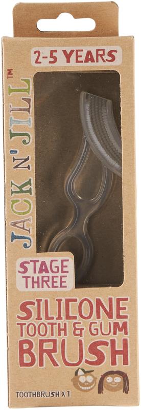 Jack N Jill Silicone tooth & gum brush 1 Stuks
