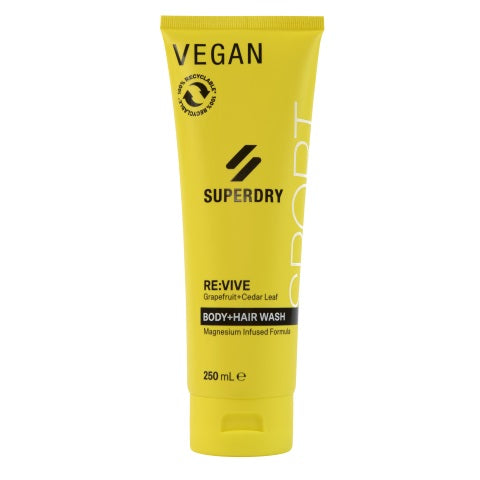 Superdry Sport RE:vive Body + hair wash 250.00 Milliliter