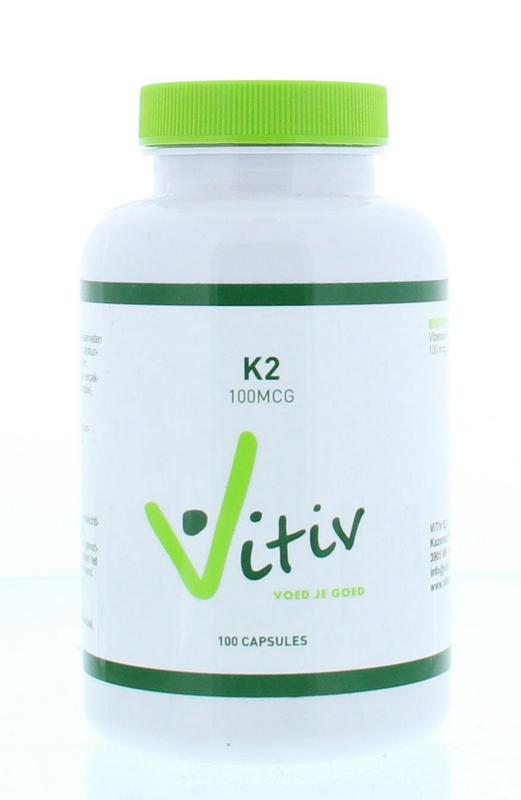 Vitiv Vitamine K2 100mcg 100 Capsules